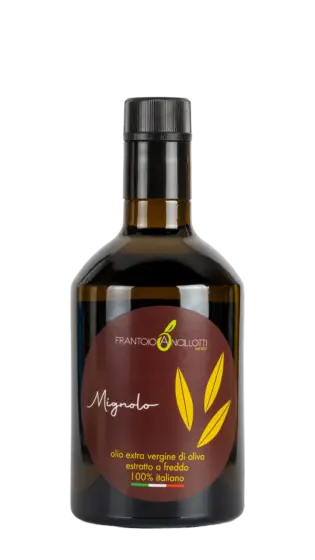 Olio Extravergine di oliva monocultivar Mignola italiano 2025/26 - Bottiglia 0,50L - Frantoio Ancillotti